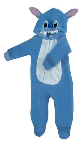 Disney Mameluco Suave Diseño Stitch Azul Confort 84101