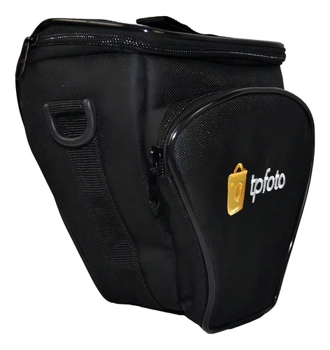 Funda negra Canon Reflex Li para cámara y objetivo adjunto