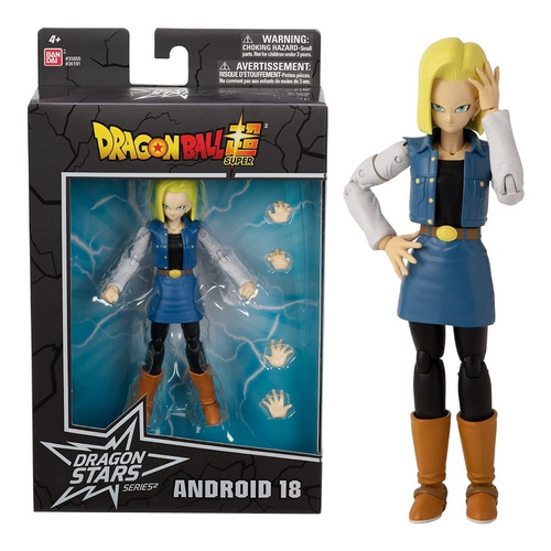 Figura Android 18 Dragonball Super Stars Series