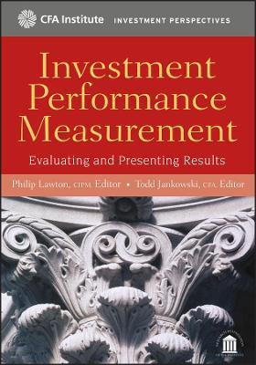 Libro Investment Performance Measurement : Evaluating And...