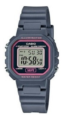 Reloj Casio De Dama Modelo La 20 Gris
