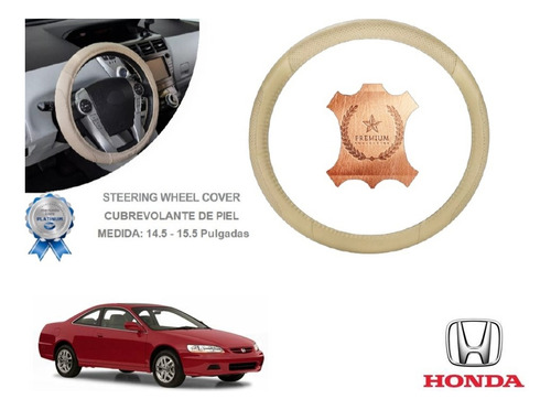 Funda Cubrevolante Beige Piel Honda Accord Coupe 2002