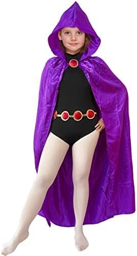 Conjunto De Disfraz De Cuervo Para Niños Con Cinturón, Mono,