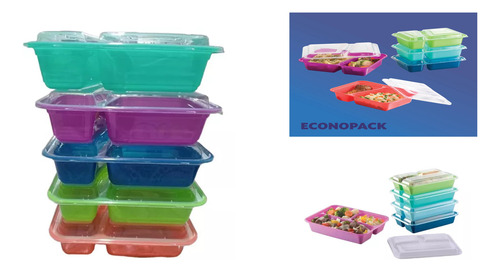 Lonchera Betterware Gurmy Value Pack 24025 Multicolor Gurmy Value Pack