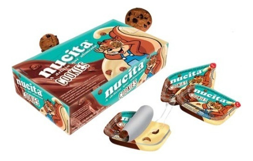 Creme Avelã Sabor Cookies 10g C/48un - Nucita