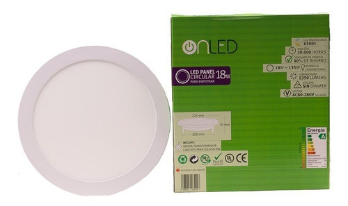 Lampara Led Panel 3w,6w,9w,12w,15w,18w (pregunte Precio)