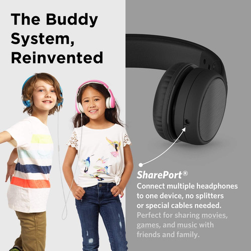 Lilgadgets Connect+ Style Auriculares Negros Con Cable Para