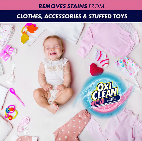 Oxiclean Quitamanchas Y Olores Para Ropa De Bebe 1.36 Kg