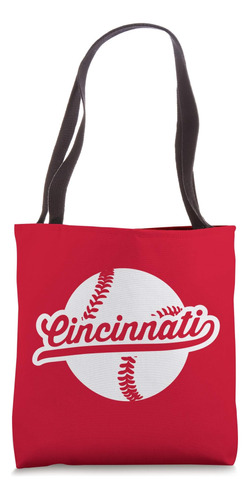 Béisbol De Cincinnati Vintage Ohio Pride Love City Red Bolsa