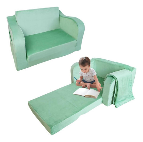 Couch De Espuma Para Niños Wonder Space Con Manta, Sofá Para