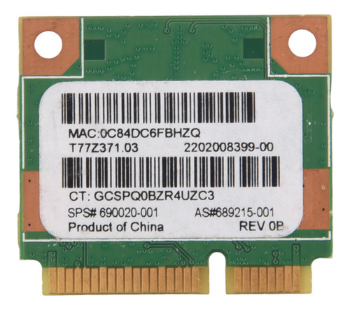 Wifi Wifi + Bluet, 150 Mbps, 2,4 Ghz, Rt3290 802.11b/g/n