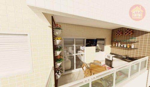Apartamento À Venda, 46 M² Por R$ 227.000,00 - Caiçara - Praia Grande/sp - Ap5119