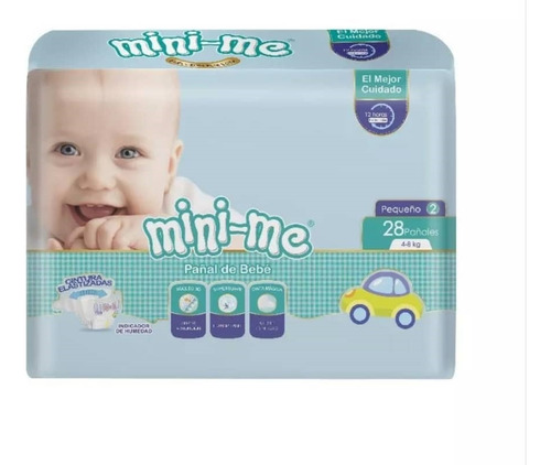 Pañales Para Bebé Marca Mini-me Talla P - Bulto 10 Paq