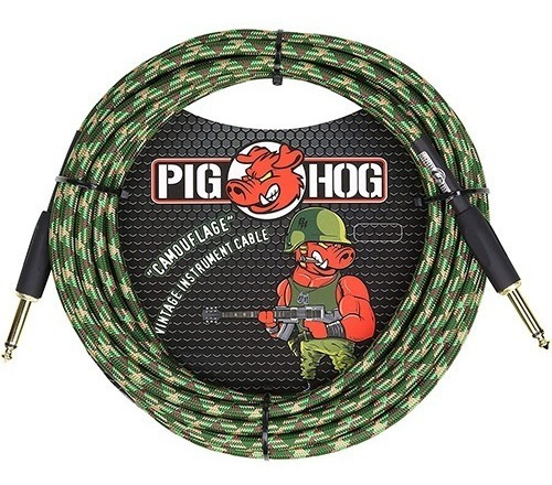 Cable Pig Hog  Pch20 Para Instrumento 6 Metros