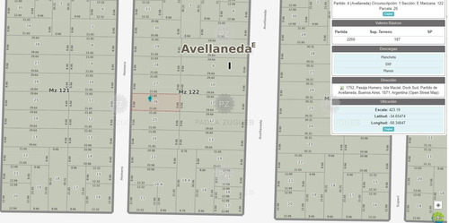 Imagen 3 de 5 de Terreno Parcela En Venta Ubicado En Avellaneda, G.b.a. Zona Sur, Argentina