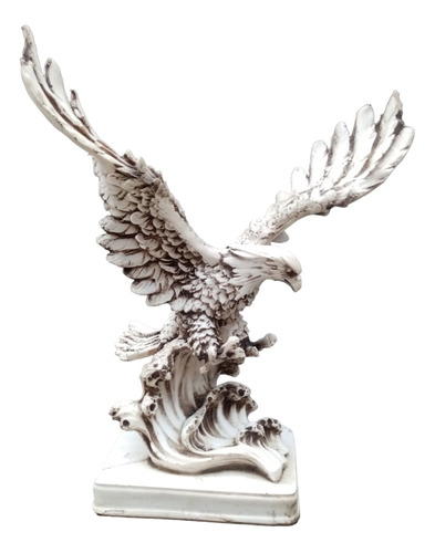 Aguila De Ola, 25 Cm, Figura De Resina 
