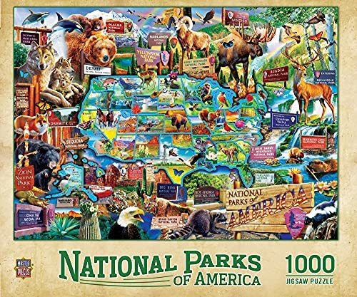 Masterpieces National Parks Of America Puzzle De 1000 Piezas