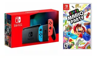 Nintendo Switch Neon 32gb + Super Mario Party Nuevo