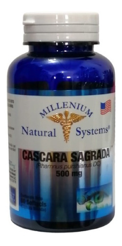 Cascara Sagrada 500mg Por 60 Capsul - Unidad a $517