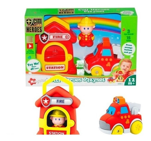 Navystar Citi Heroes Playset Bombero