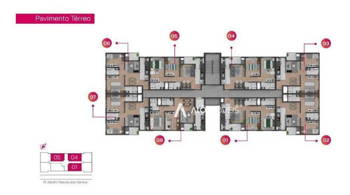 Apartamento Com 2 Dormitórios À Venda, 52 M² Por R$ 333.900,00 - Boa Vista - Curitiba/pr - Ap0440