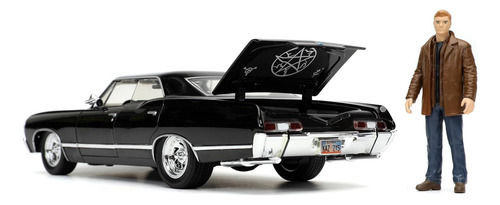 Supernatural 1:24 1967 Chevy Impala Die-cast Car W/dean W...