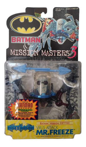 Virus Attack Mr Freeze Batman Mission Masters Hasbro Vintage