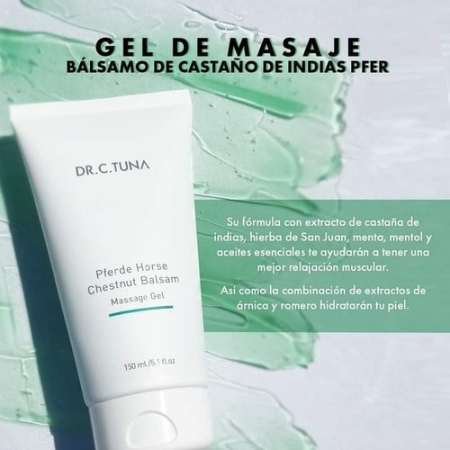 Gel De Masaje Castaña De Indias Menta