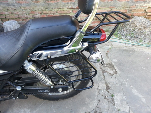 Portaequipaje + Soporte Lat. C/base Bajaj 220 Avenger Cruise
