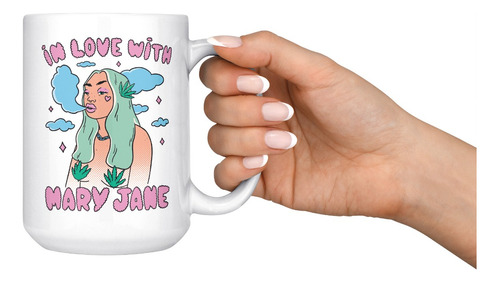 Taza Mug Grande Love In Mary Jane 15 Onzas