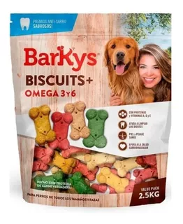 Biscuits Croquetas Para Perro Proteina Omega Barkys 2.5kg