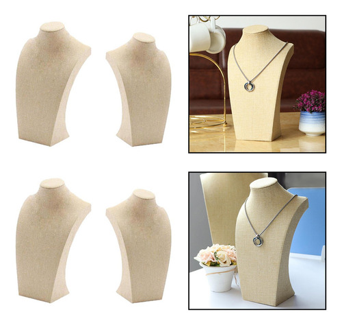 4x Collar Busto Soporte De Exhibición Colgante Suéter