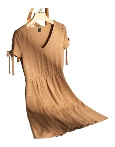 Vestido marron claro sale