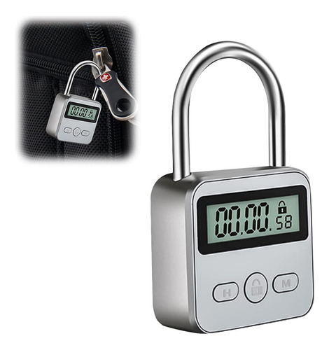 Lcd Display Multifunction Electronic Time Metal Timer Lock