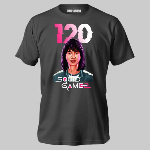 Playera Juego Calamar 120 Dalgona Challenge