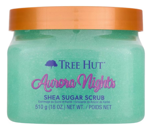 Tree Hut Exfoliante De Karité Y Azúcar Aurora Nights - 18 Oz Pistacho
