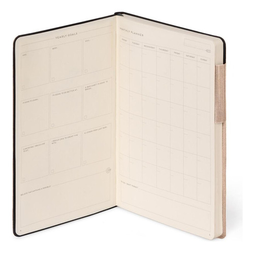 Cuaderno Mediano Rose Gold Legami - Mosca