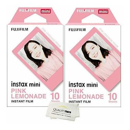 Fujifilm Instax Mini Pelicula Limonada Rosa 2 20 Exposicion