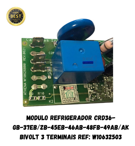 Módulo Eletronico Consul Crd48 W10632503