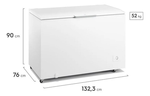 Freezer Horizontal Electrolux 400 Litros Cycle Defrost Branc
