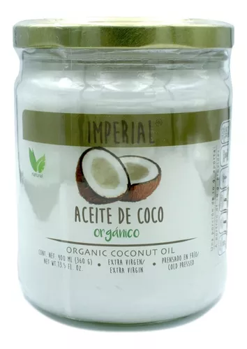 Aceite de Coco Extra Virgen. Comestible. 230 ml