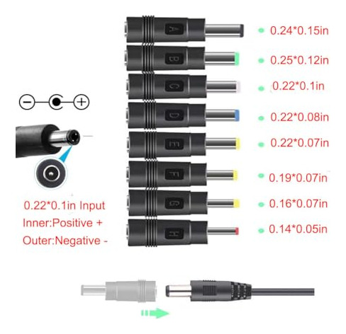 Pack Adaptador De Corriente Universal 5-12v 36w Ajustable