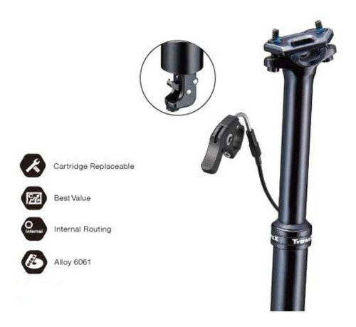 Imagen 2 de 2 de Caño Portasilla Hidráulico Tranzx Ysp18p 30.9mm 130mm Ciclos