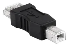 Imagen 2 del producto Pack De 2 Adaptador Usb-b Macho Impresora A Usb-a 2.0 Hembra