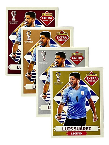 Laminas Extra Sticker Panini Legend Pack X 4 Fifa World Cup