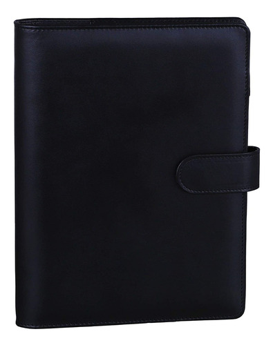 Carpeta A5 Para Agenda Con 6 Anillos Recargable-negro