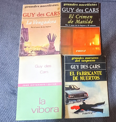 Guy Des Cars Lote X 4 Libros Juntos