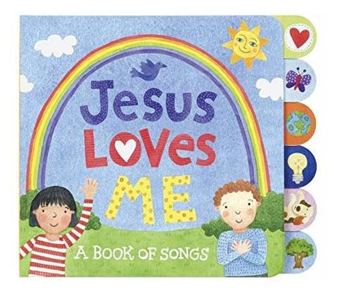 C.r. Gibson Tab-side Jesus Loves Me Songs Board Book For Kid
