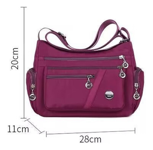 Lz Bolso De Hombro De Estilo Coreano En Color Liso Para