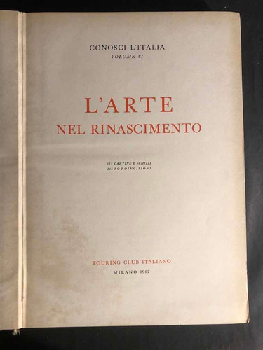 Imagen 2 de 2 de Antiguo Libro El Arte Del Renacimiento. 53386.